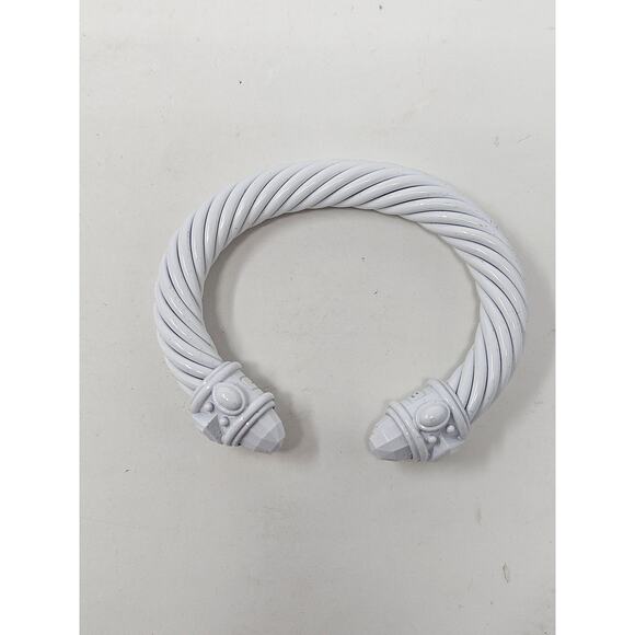DAVID YURMAN white Aluminum Renaissance Cable Cuff Bracelet - Picture 5 of 14